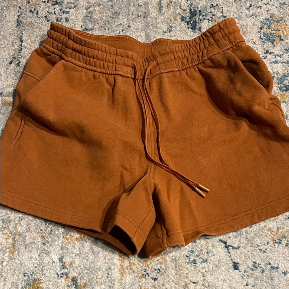 lululemon athletica Orange Athletic Shorts